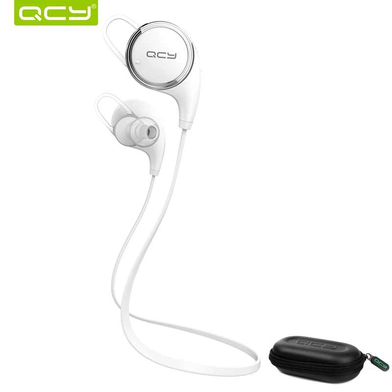 

QCY QY8 Bluetooth earphone wireless headset stereo sound sports earbuds with Mic and portable storage box