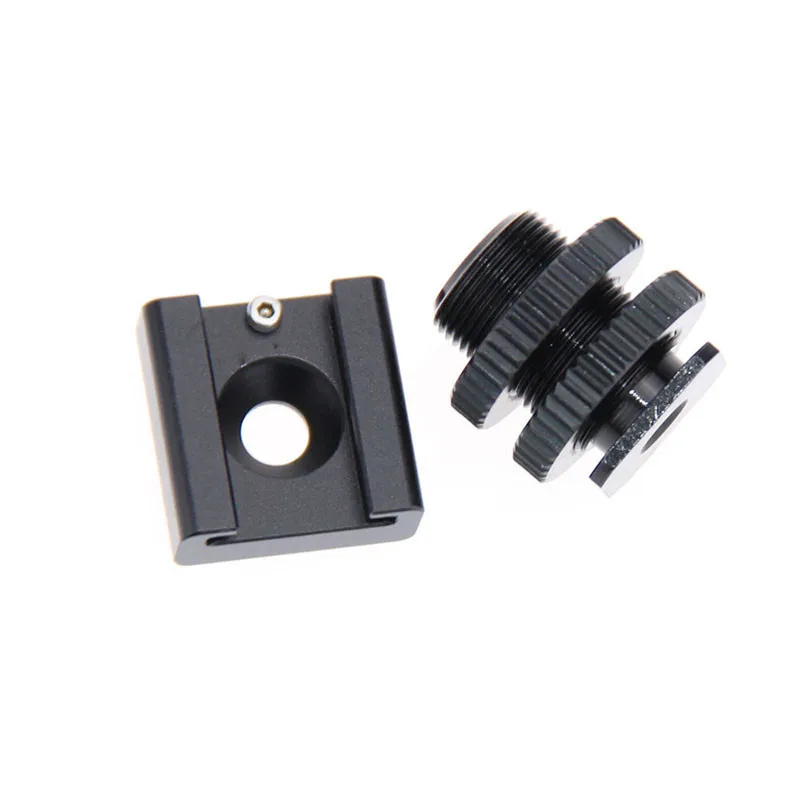 CAMVATE 58 Mic Hot Shoe Adapter +14 Hot Cold Shoe Mount fr DSLR Microphone Stand Hot Shoe Adapter Foto Studio Accessorie (2)