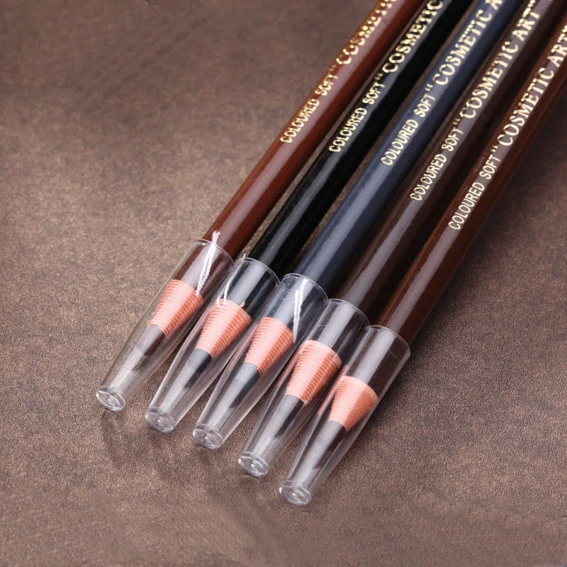 AOLILI 5 цветов карандаш для бровей Водонепроницаемый Microblading ручка долговечностью