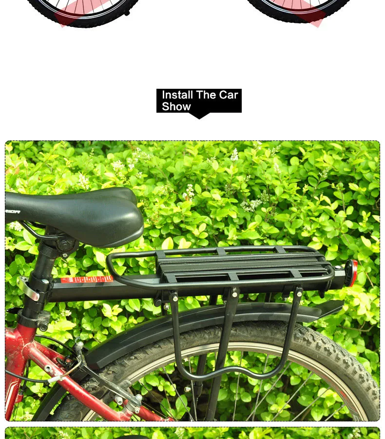 Велосипедная стойка из алюминиевого сплава, 35 кг, багажная задняя переноска, багажник для велосипедов, MTB, велосипедная задняя полка, велосипедные стойки