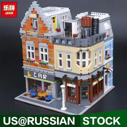 Лепин 15034 4210 шт. натуральная MOC серии новое здание город набор строительные блоки кирпичи развивающие игрушки модель как рождественские