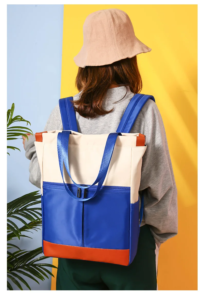 Женские рюкзаки для девочек-подростков, школьные сумки, высокое качество, водонепроницаемый нейлоновый лоскутный рюкзак из поликарбоната, женская сумка на плечо, Sac A Dos