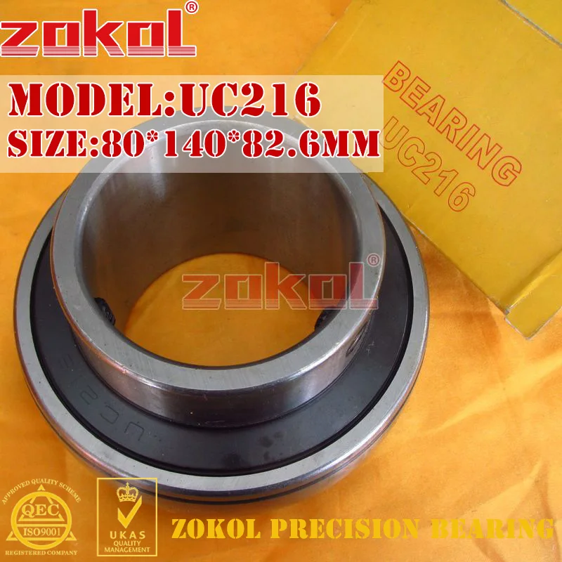 

Подшипник zokol UC216 90516 опорный подшипник 80*140*82,6 мм
