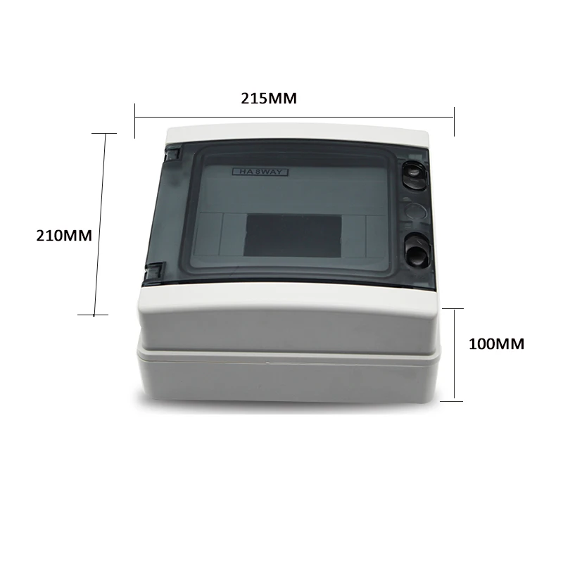 HA 8way ip65 Водонепроницаемый распределительный ящик ABS Корпус и крышка ПК световая коробка 5-8 способ мини-выключатель