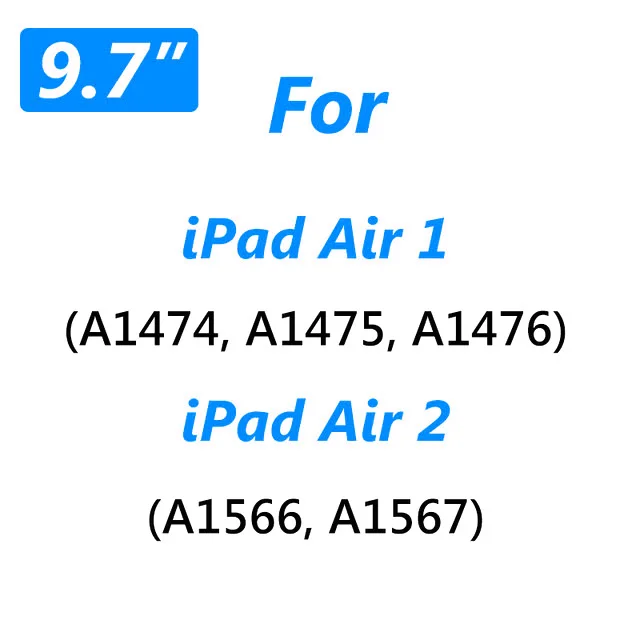 Для ipad Pro 10,5 Защитное стекло для экрана для ipad 9,7 закаленное стекло A1673 A1893 A1954 защита 2.5D 9 H защитная пленка - Цвет: For IPad Air 1 2
