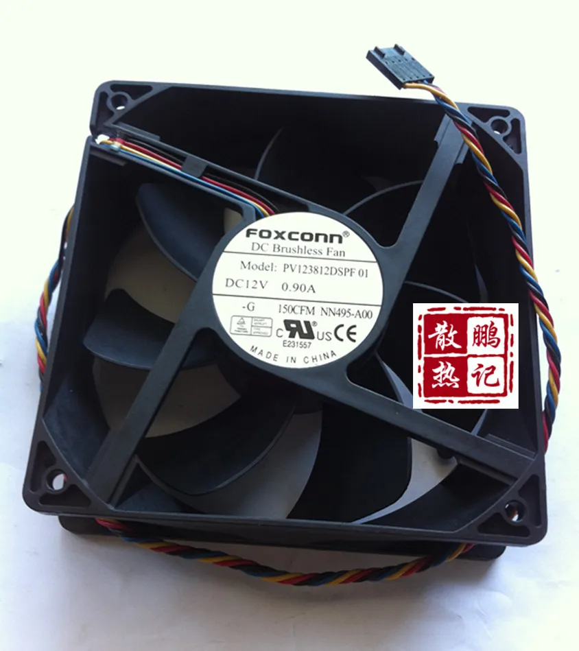 Вентилятор охлаждения FOXCONN 12 см 120 мм 1238 12038 120*120*38 В 0 90 А PV123812DSPF 01 | Компьютеры и