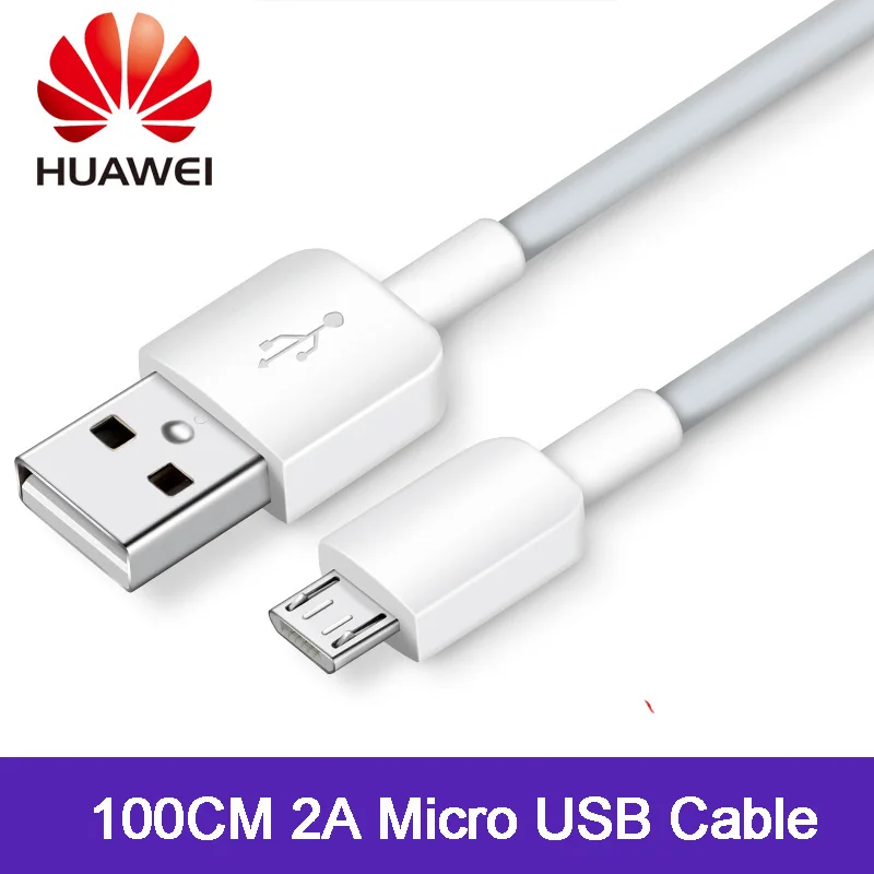 

Original HUAWEI Fast Charger Cable 2A 100CM Micro USB Data Line For P7 P8/P9 Lite/P10 Lite Mate 7 8 S Honor 6X 7A 7C 5X 5A 6S