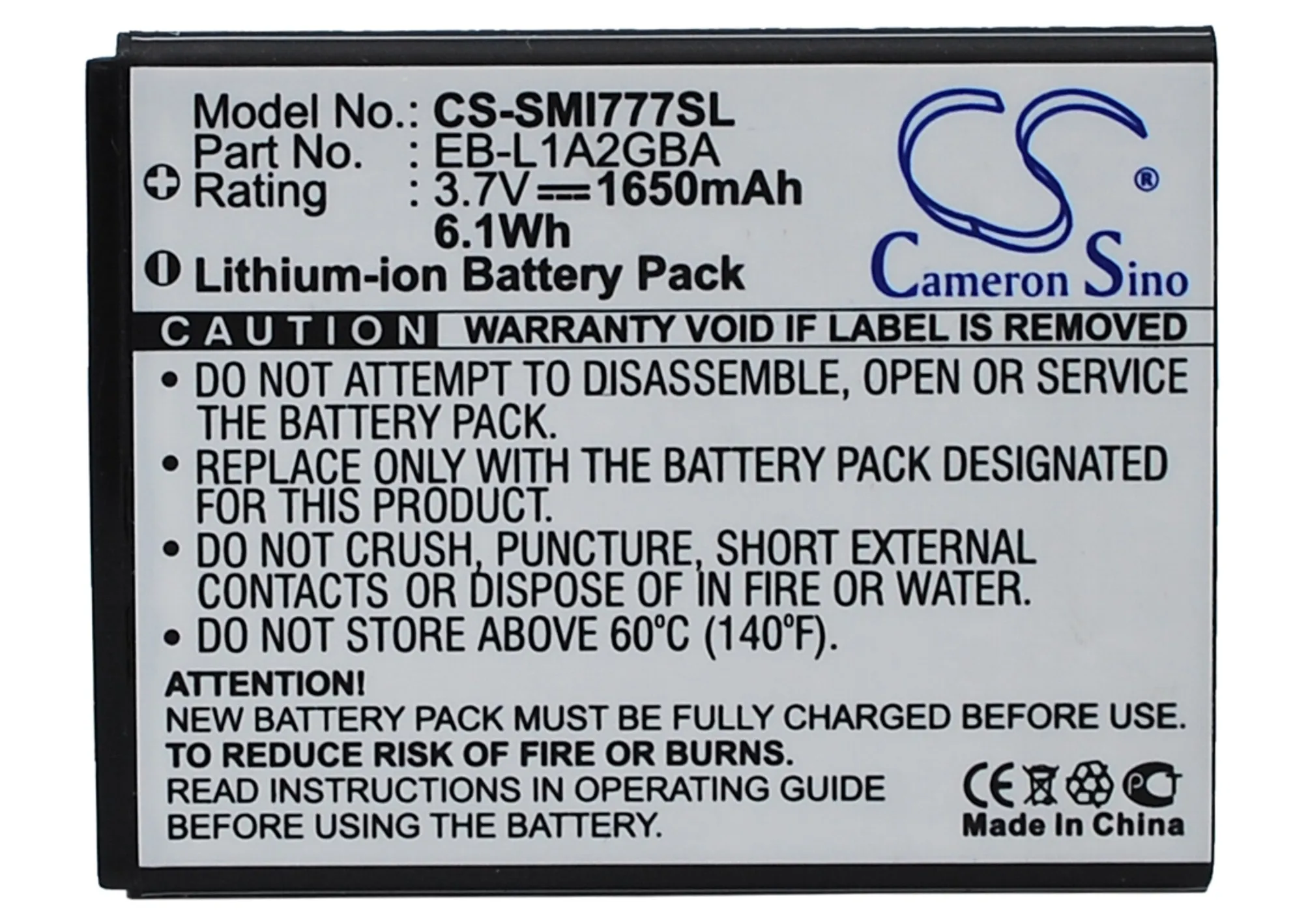Cameron Sino 1650 мАч аккумулятор для AT&ampT Galaxy S II SGH-I777 | Мобильные телефоны и аксессуары