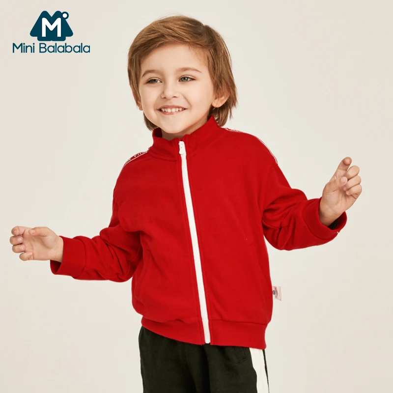 Мини-куртка balabalaBoys; коллекция года; сезон весна-осень; детская одежда; хлопковые топы; Повседневная модная одежда для девочек
