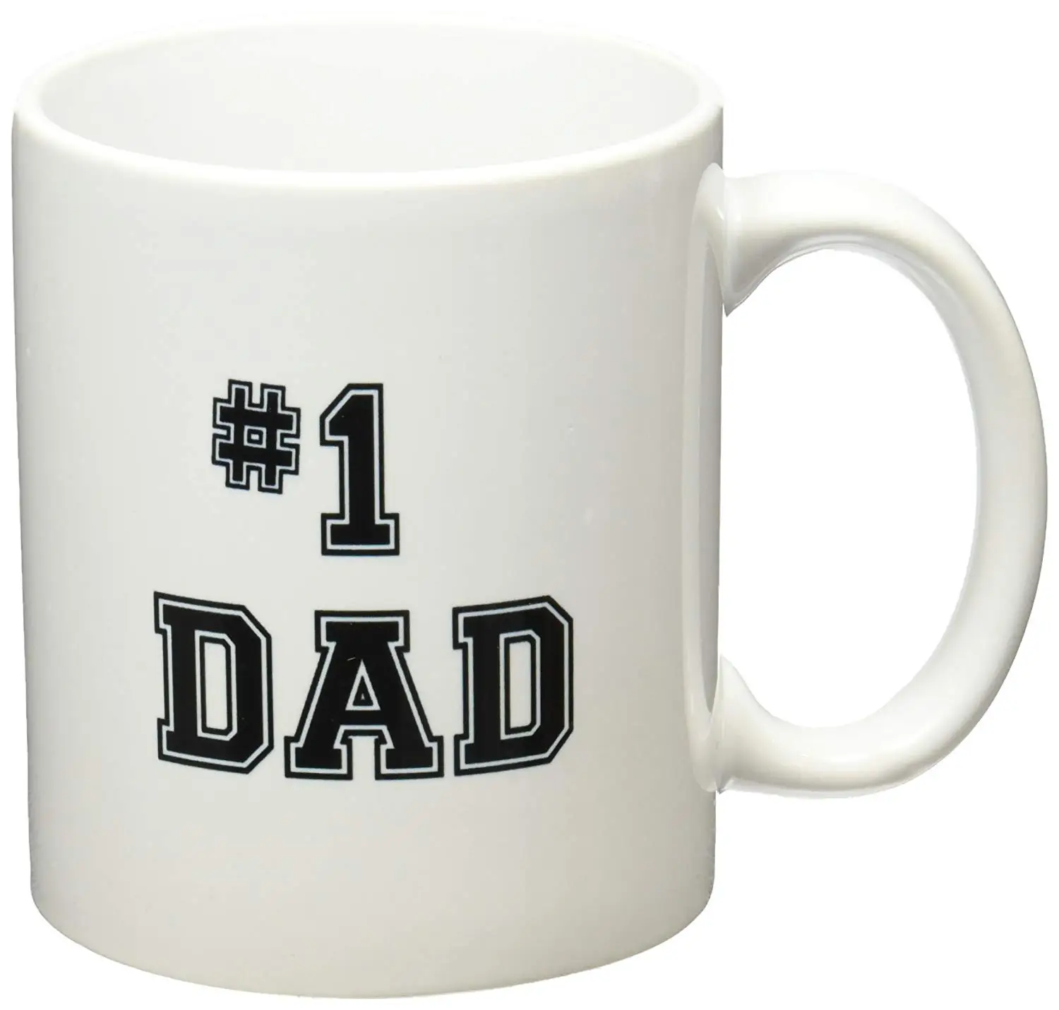 Number One Dad Father's Day 11 OZ Coffee Mugin Mugs from Home & Garden