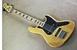 Fábrica al por Mayor Gyjb-5019 Cuerpo de Fresno Sólido de Color de Madera Original con Placa Negra 5 Cuerdas Jazz bajo Guitarra, Envío Gratis Fábrica al por Mayor Gyjb-5019 Cuerpo de Fresno Sólido de Color de Madera Original con Placa Negra 5 Cuerdas Jazz bajo Guitarra, Envío Gratis