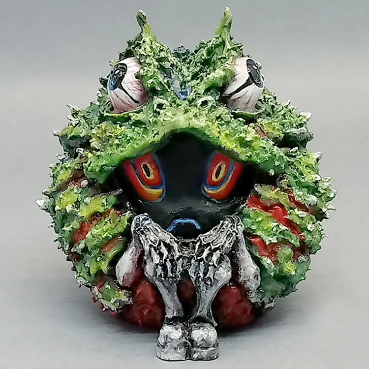 Япония WF 2015 Зимняя рогатая лягушка модель из смолы GK предмет научной фантастики