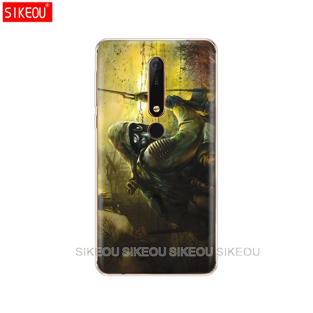 Силиконовый чехол для телефона Nokia 5 3 6 7 PLUS 8 9 /Nokia 1 2 2018 stalker clear sky Game Fashion|Бамперы| |