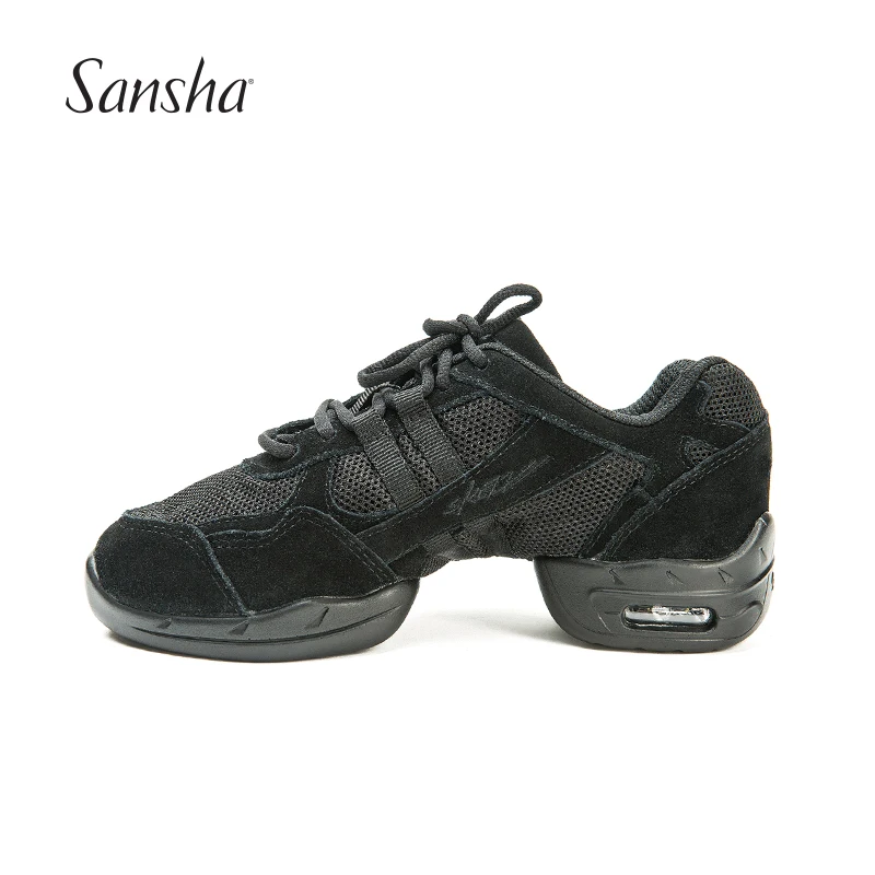 

Sansha Professional Mesh And Suede Upper Dance Shoes Adult Women Men Lace Up Split Sole Dancing Shoes P21LS