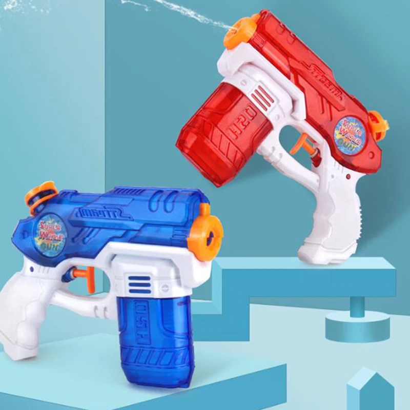 

Beach Water Gun Toy for Kids Adult Sport Shooting Pistol Bath Toy Transparant Squirt Gun High Pressure Soaker Pump Outdoor Toy