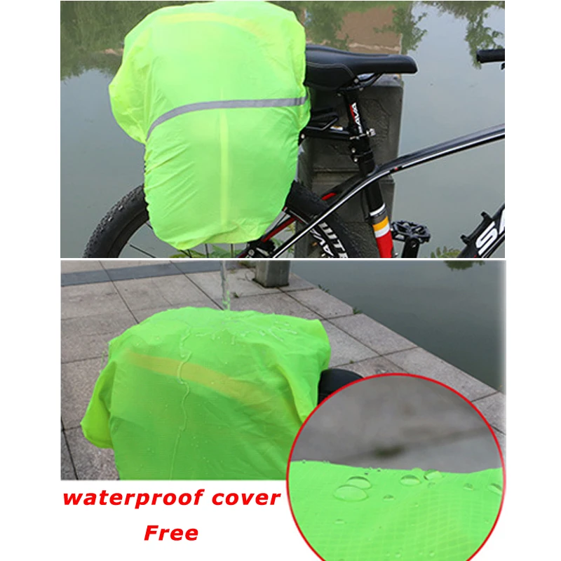 Flash Deal SAVA Bicycle Trunk Pannier Bag Cycling Bag 35L Bicycle Luggage bags Bike pannier Rear Mountain bike bag Bike Packing fietstassen 5