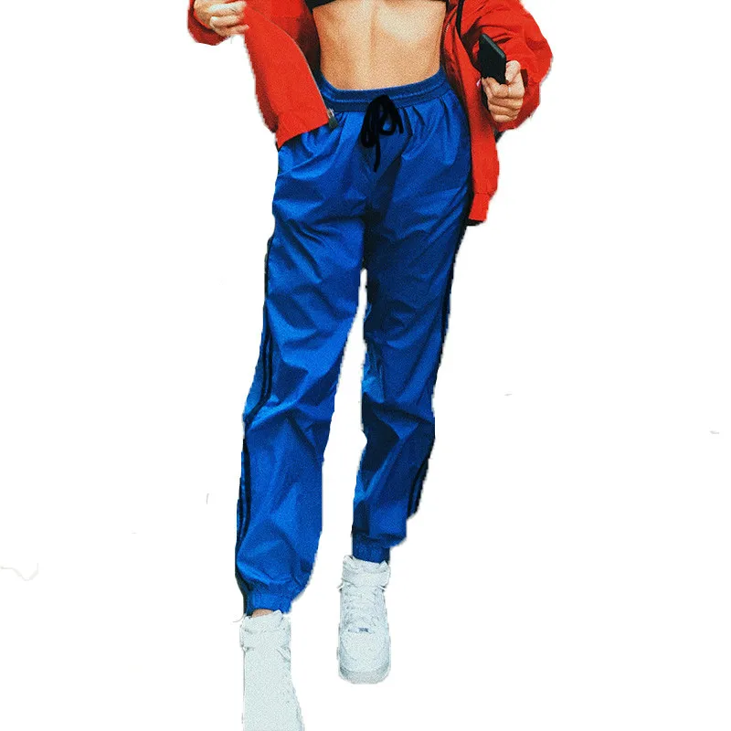 Pants Women Special Offer Flat Worsted Loose Leather Pants Autumn And Winter Women's New Side Strap Color Casual Free Shipping