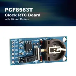 Мини PCF8563T стабильно низкое потребление энергии Портативный реального времени RTC доска с 40 мАч Батарея для электроники