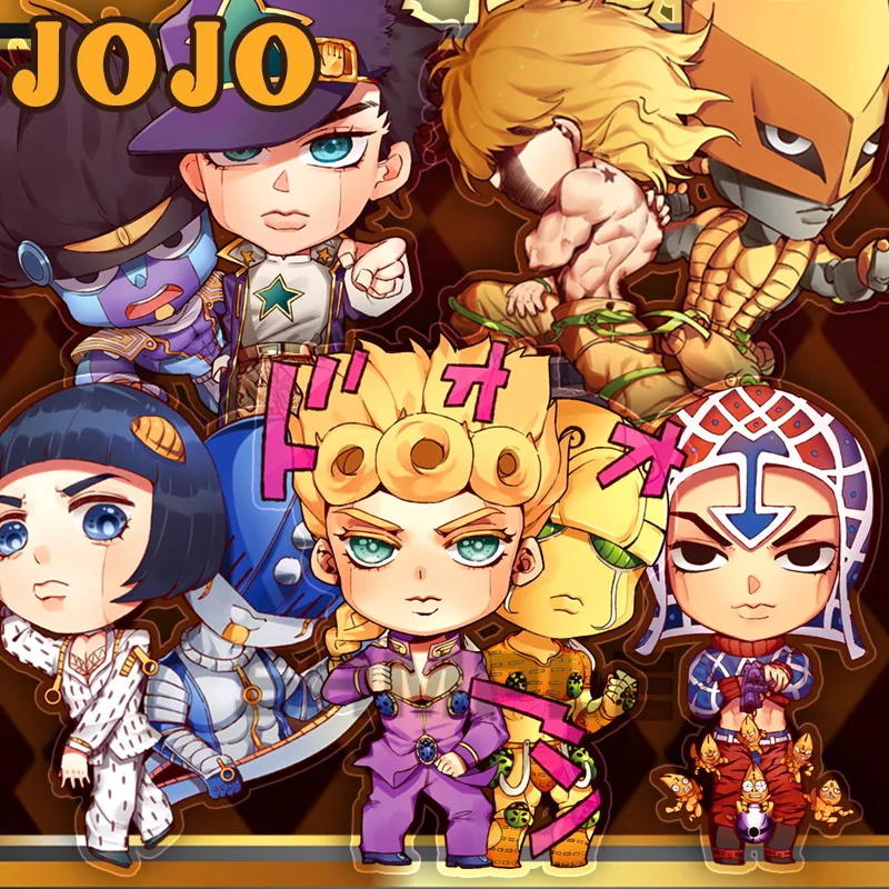 Аниме JoJo's bistry Advance Золотая ветряная Ghirga Narancia Giovanna акриловая настольная
