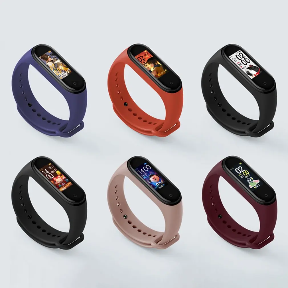 Xiaomi Mi Band 4 Smart Bluetooth 5,0 Браслет фитнес-браслет AMOLED цветной сенсорный экран Музыка AI сенсор пульса