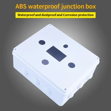 Practical Outdoor Connection IP55 Waterproof Junction Box ABS Durable Dustproof With Plug Terminal Protection For Electric Cable