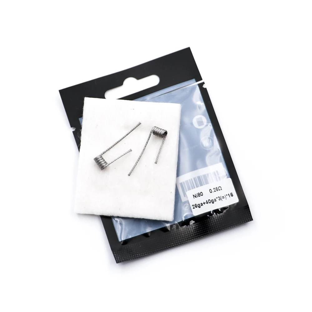 

Original Electronic cigarette Atomizer rebuilt accessories Vapefly Ni80 Wicking Cotton bag For DIY Tank wire coil