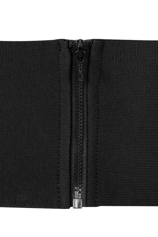 Высококачественный черно-белый кожаный эластичный пояс для ночного клуба