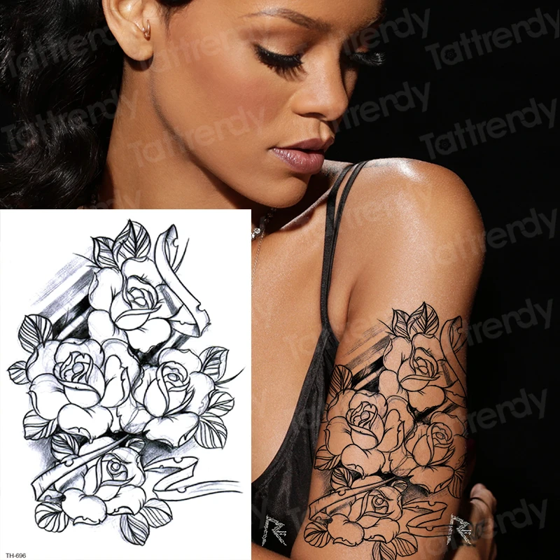 Temporary Tattoo Sticker Sketch Flower Black Sketches Tattoo Designs Sexy Tatoo For Woman Tattoos Body Art Waterproof Tatoo Arm Temporary Tattoos Aliexpress Temporary Tattoo Sticker Sketch Flower Black Sketches Tattoo Designs Sexy Tatoo For Woman Tattoos Body Art Waterproof Tatoo Arm Temporary Tattoos Aliexpress