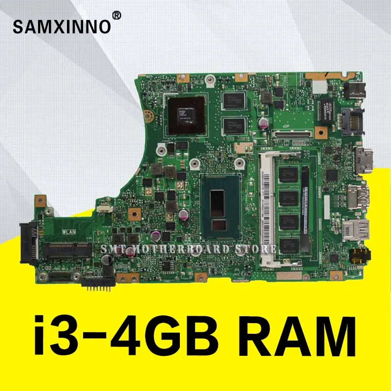 

X455LD X455LJ motherboard for laptop ASUS X455LD / J X455L X455 Y483L W419L W409L F455 Tests original board 4 g RAM I3 Processor