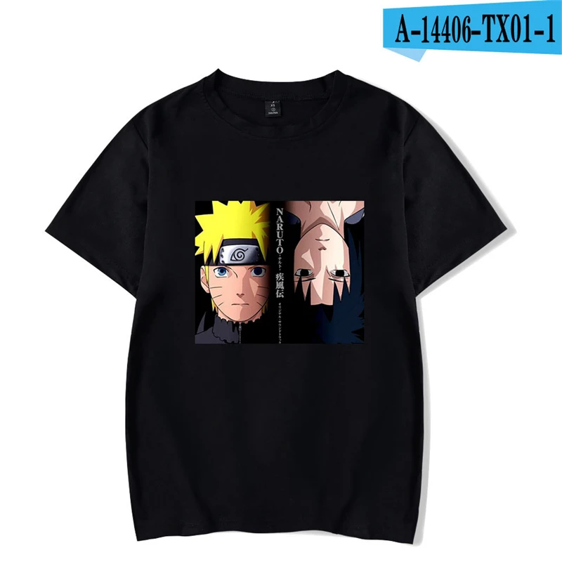 

Naruto T-Shirt Sasuke Summer Tees Men Naruto Clothing Cotton Anime Clothes Harajuku 3D Clothes Japanese Cartoon Men T-Shirt