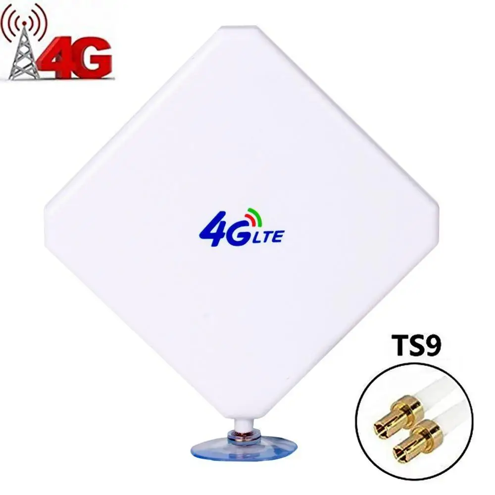 4G LTE антенна TS9, aigital35dbi двойная Mimo TS9 антенна GSM/3g с высоким коэффициентом усиления антенна усилитель сигнала с 6ft кабелем наружная антенна