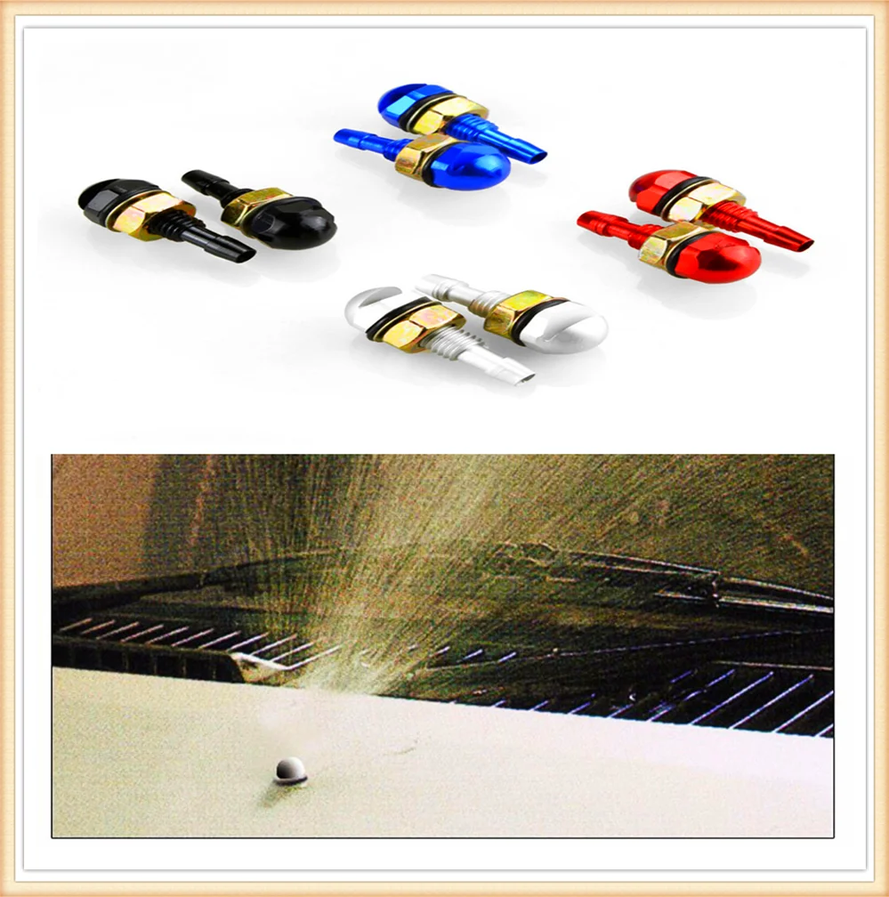 Car Windshield Spray water Bonnet Wiper Nozzle for Chevrolet Volt SS Chevelle FNR 1970 1967 Impala Chaparral | Автомобили и