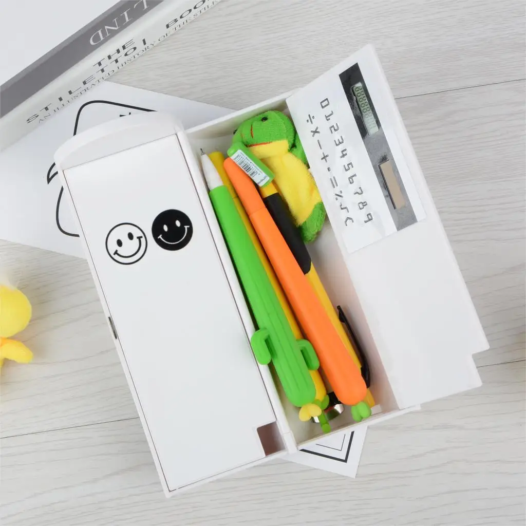 Creative Stationery Kawaii Multifunction Pencil Case For School Cute Pen Pencil Box Kids Gift Office Supplies Learning Machines Aliexpress