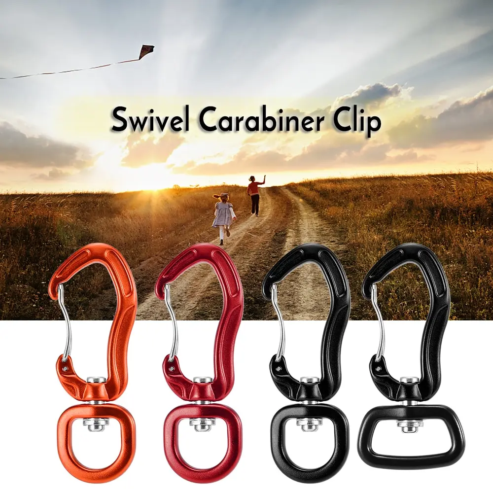 

2019 New Swivel Carabiner Clip Rotatable Spinner Carabiner Small Wiregate Carabiner Rotational Hammock Clip Hook Key Ring