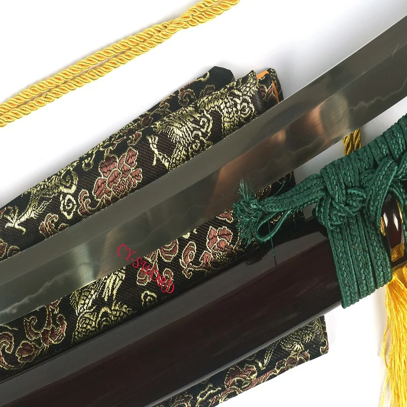 Боевая глина закаленная искусственная сталь искусственный меч Katana Shubo Zukuri
