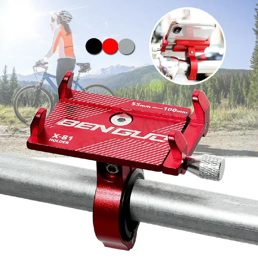 

Aluminum Alloy Motorcycle Stand Bike Bicycle Bracket MTB Handlebar Cell Phone GPS Holder Mount