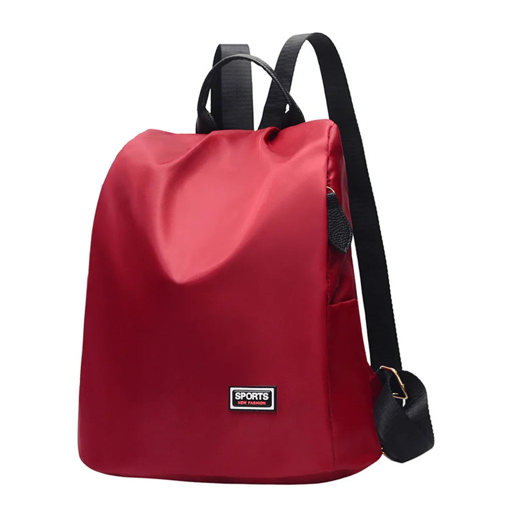 

Fashion Ladies Wild Large-Capacity Nylon Waterproof Anti-Theft Backpack Travel Teenage Backpack bag