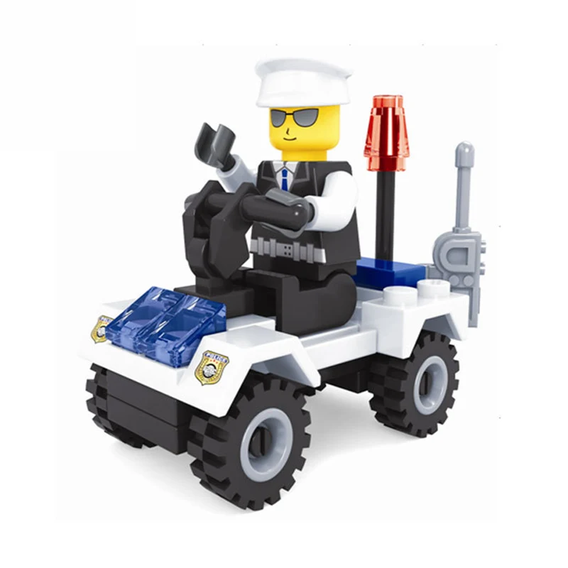 36pcs Police Patrol Car Action Figures Police Bricks Enlightened Kids Building Blocks Toys Baby Toys for Children K2528-20001 Baby-Building : image 36pcs Police Patrol Car Action Figures Police Bricks Enlightened Kids Building Blocks Toys Baby Toys for Children K2528-20001 Baby-Building