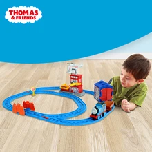 Забавный паровозик Томас и его друзья, инженерные строительные железные дороги для паровозик Томас, игрушечный набор для детей, подарок на день рождения