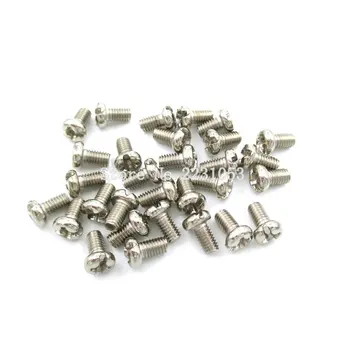 

100PCS M3 Screw Diameter 3mm Length 5mm M3x5 DIY M3*5mm phillips Round Head Screws