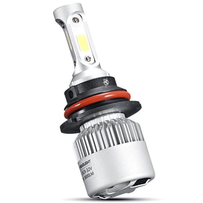 2pcs/set 9007 HB5 Car LED Hi/Lo Headlight Fog Light Bulb Conversion Kit All In One