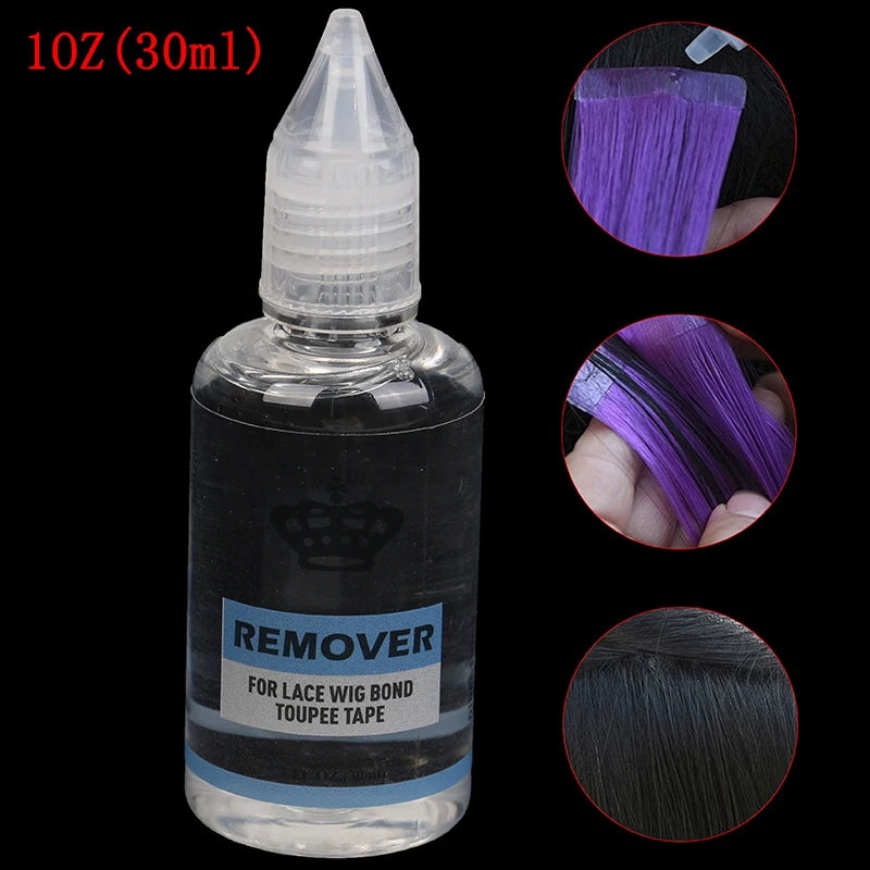 1Pc Hair Extension Remover 30ml Wigs Glue Adhesive Remover For Lace Wig Release Tape