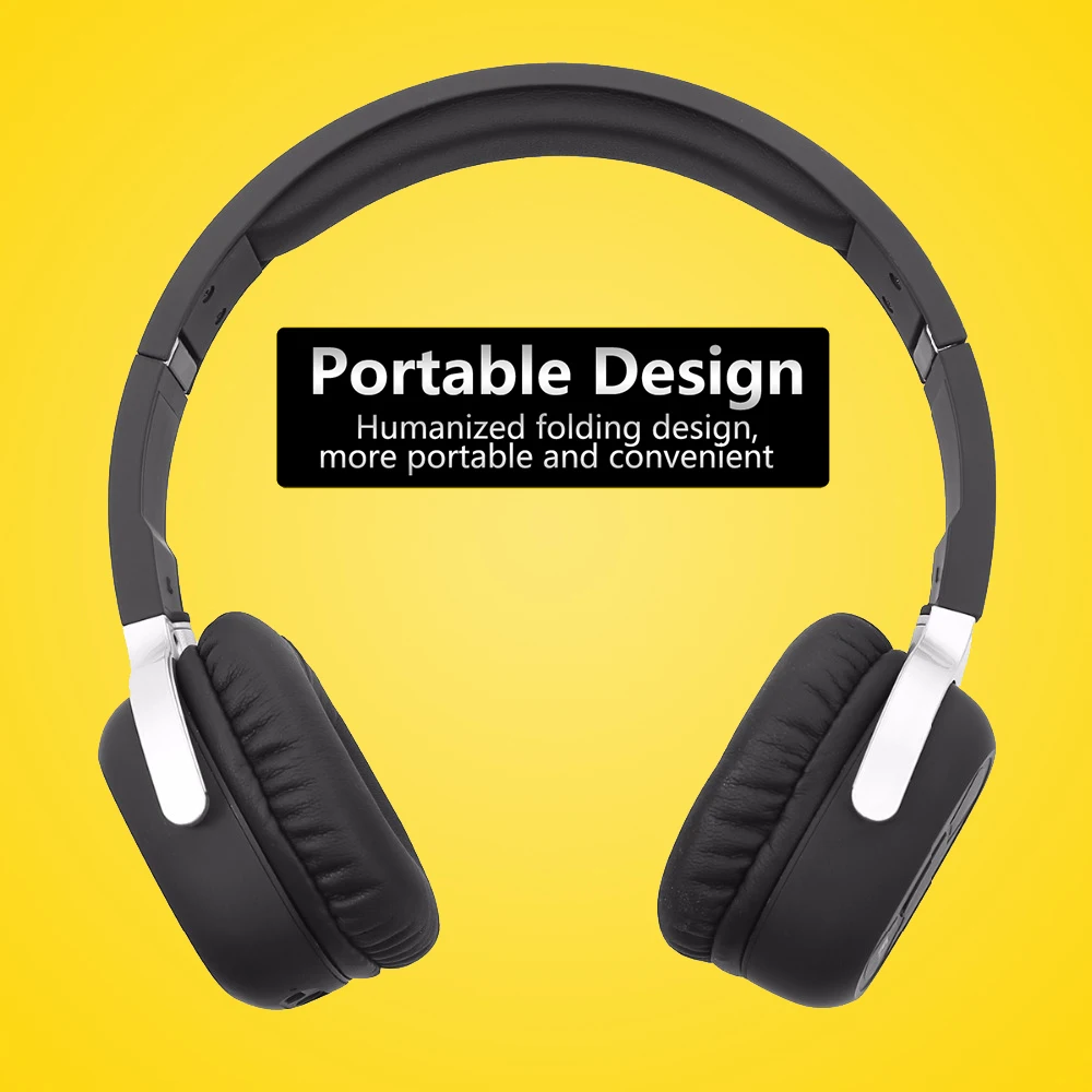 New Bee Wireless Bluetooth Headphones with Mic NFC Sport Bluetooth