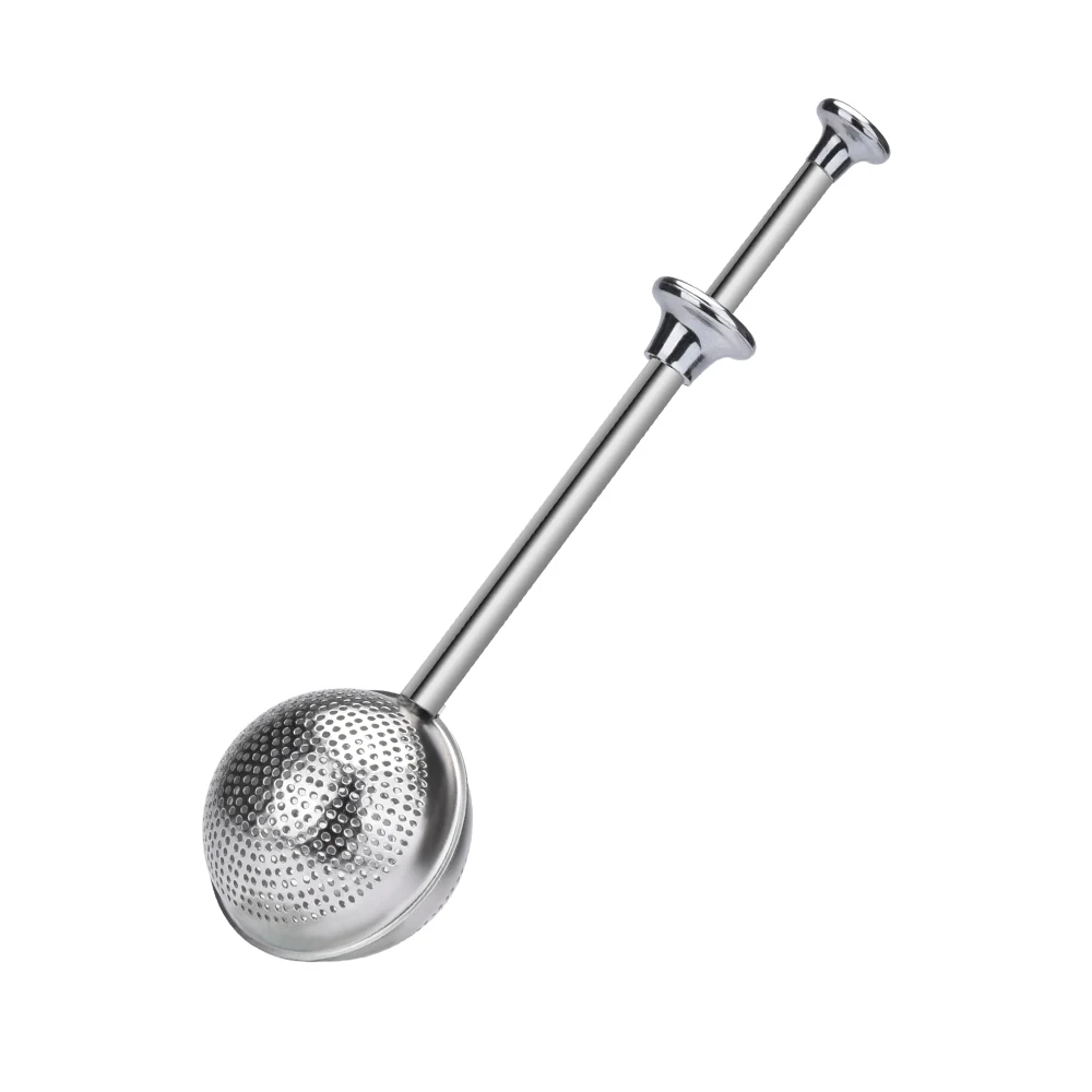 

High Quality Ball Shape Tea Infuser Stainless Steel Reusable Tea Mesh Filter Personal Tea Strainer for Friend Father Gift