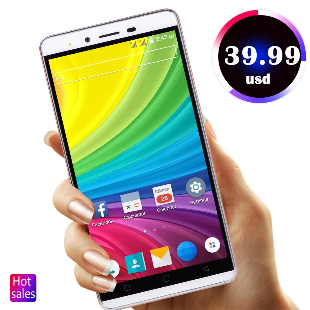 

Cheapest 3G Mobile Phone 1GB RAM 8GB ROM MTK6580 Quad Core Smartphone Android 5.1 5.0 HD 2800mAh Big Batter Unlocked Smart Phone