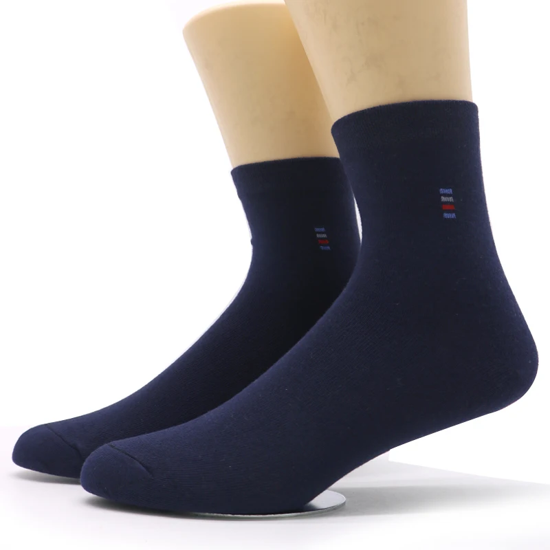 3Pair Trendy Cotton Socks for Mens Fashion Solid Color Short Sock