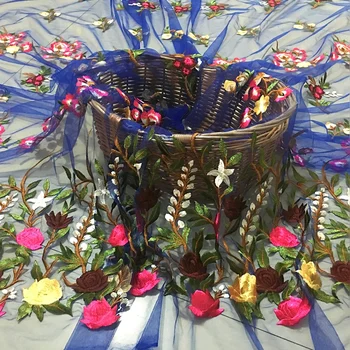 

Lace embroidery fabric Gauze lace fabric Both sides embroidery fabric For clothes, DIY,dress,bag 1 order=1meter