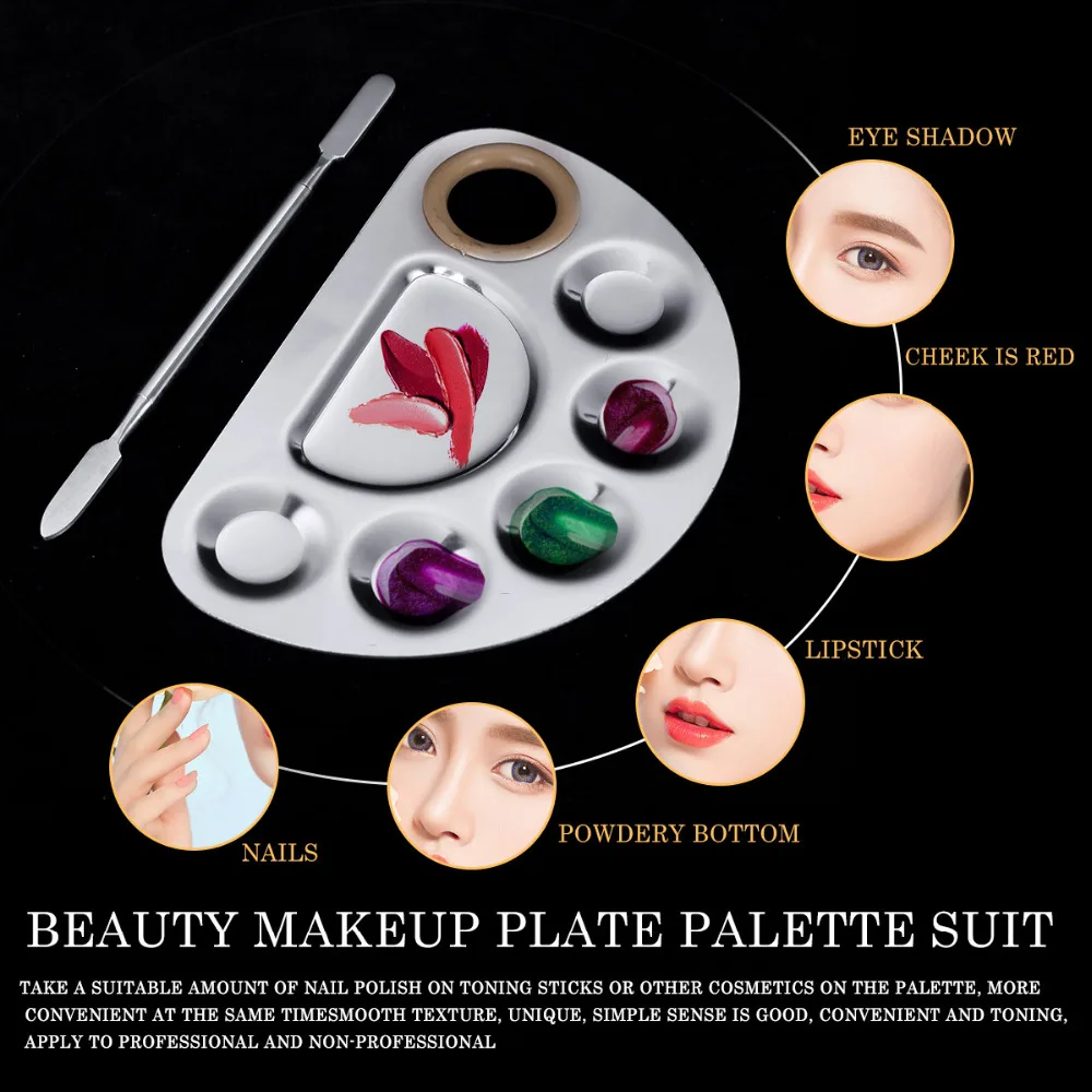 Buy Stainless Steel Cosmetic Face Makeup Palette