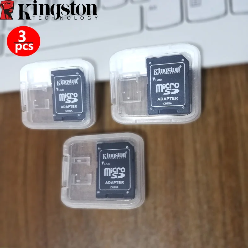 3 шт. kingston адаптер для MicroSD Mini Card Micro SD TF для карт памяти SD кард-ридер для sony Sport camera адаптер конвертер