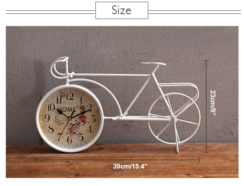 Металлические подвесные часы для велосипеда настенные часы Ретро модель велосипеда дизайн металлические железные подвесные настенные часы домашний декор миниатюры ремесло